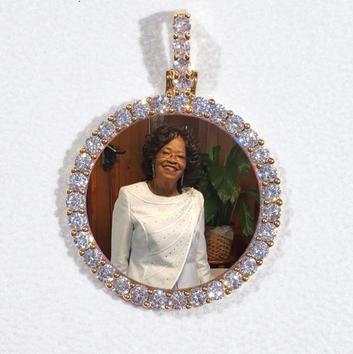 3D CIRCLE CUSTOM PICTURE PENDANT SMALL SIZE