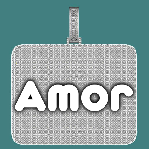 CUSTOM LETTER NECKLACE 3D BIG SQUARE