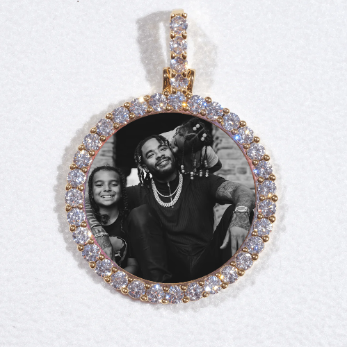 3D CIRCLE CUSTOM PICTURE PENDANT SMALL SIZE