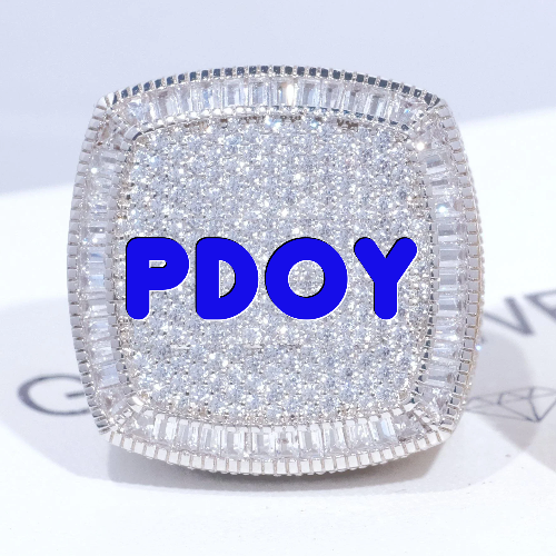 CUSTOM LETTER 3D ICED RING
