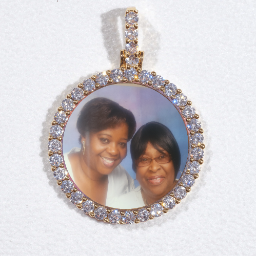 3D CIRCLE CUSTOM PICTURE PENDANT SMALL SIZE