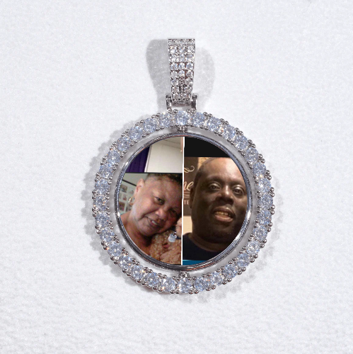 3D Spinning 2-Faced Custom Picture Pendant