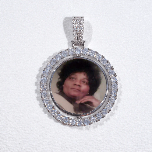 3D Spinning 2-Faced Custom Picture Pendant