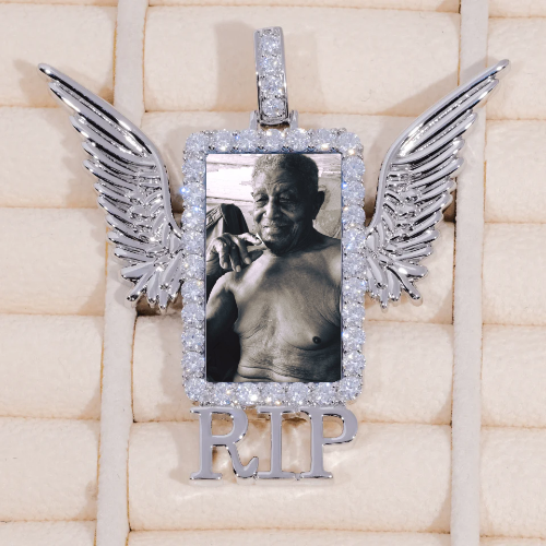 RIP WING 3D CUSTOM PICTURE PENDANT