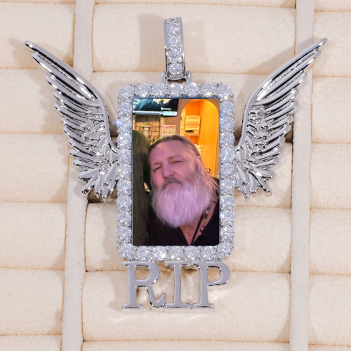 RIP WING 3D CUSTOM PICTURE PENDANT
