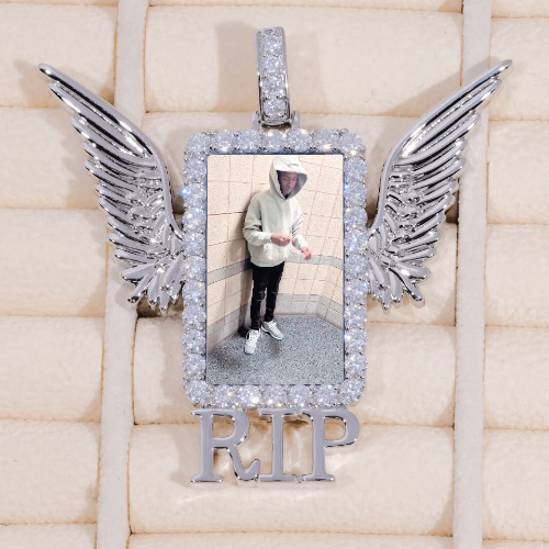 RIP WING 3D CUSTOM PICTURE PENDANT