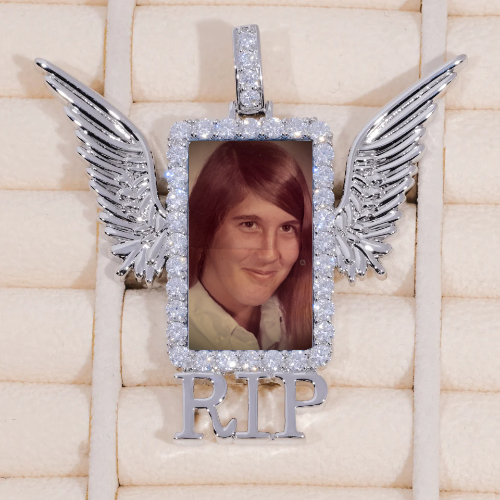 RIP WING 3D CUSTOM PICTURE PENDANT