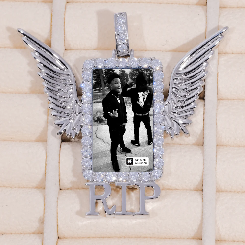 RIP WING 3D CUSTOM PICTURE PENDANT