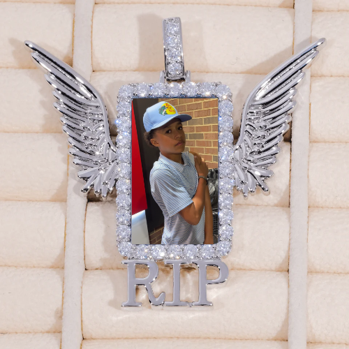 RIP WING 3D CUSTOM PICTURE PENDANT