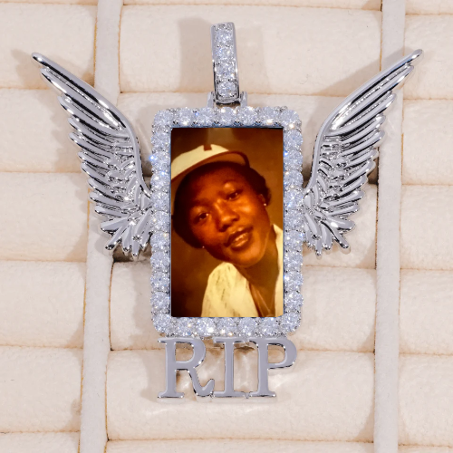 RIP WING 3D CUSTOM PICTURE PENDANT