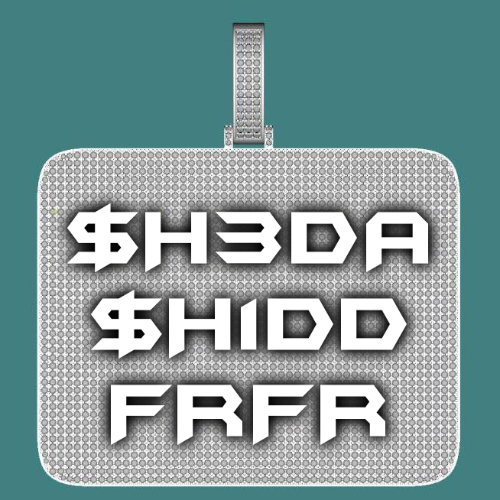 CUSTOM LETTER NECKLACE 3D BIG SQUARE