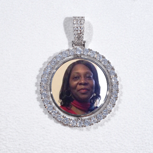 3D Spinning 2-Faced Custom Picture Pendant