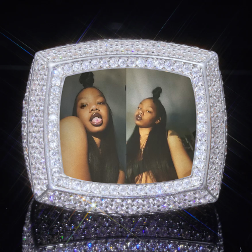 3D CUSTOM PICTURE ICED RING