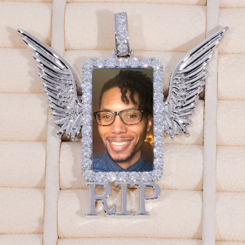 RIP WING 3D CUSTOM PICTURE PENDANT