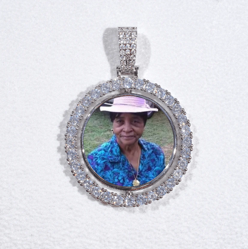 3D Spinning 2-Faced Custom Picture Pendant