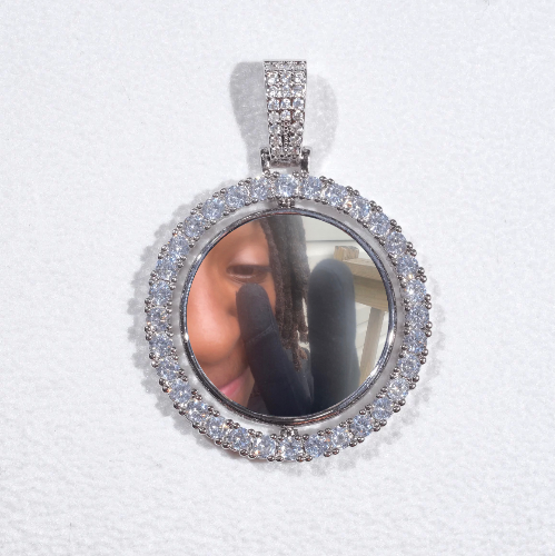 3D Spinning 2-Faced Custom Picture Pendant