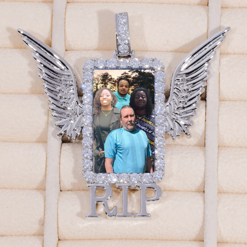 RIP WING 3D CUSTOM PICTURE PENDANT