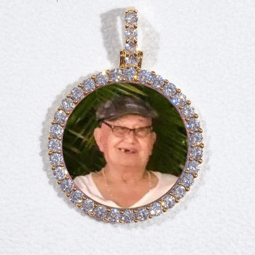 3D CIRCLE CUSTOM PICTURE PENDANT SMALL SIZE