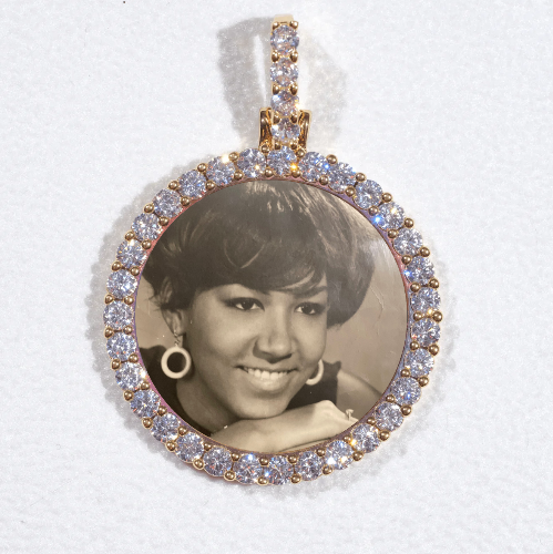 3D CIRCLE CUSTOM PICTURE PENDANT SMALL SIZE