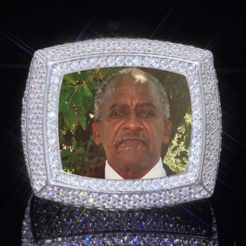 3D CUSTOM PICTURE ICED RING