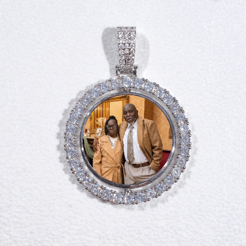 3D Spinning 2-Faced Custom Picture Pendant