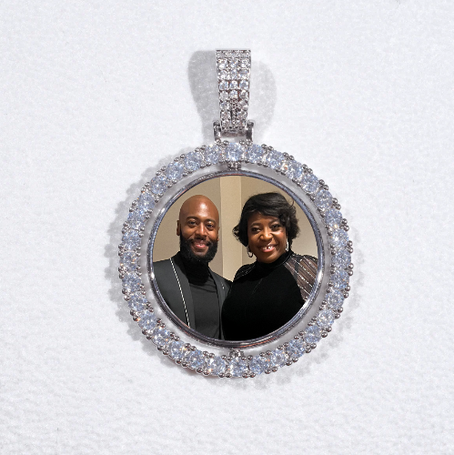 3D Spinning 2-Faced Custom Picture Pendant