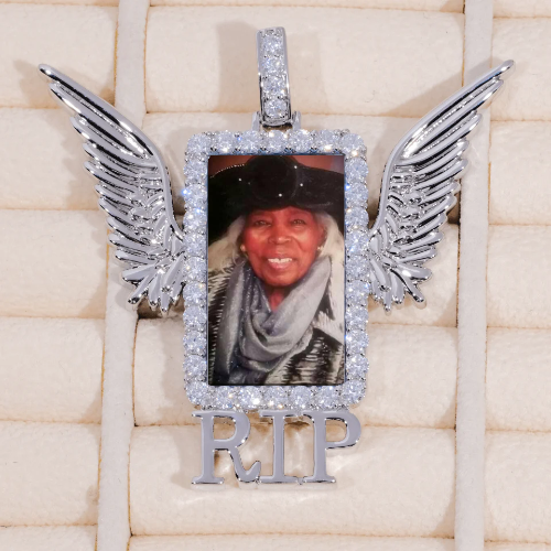RIP WING 3D CUSTOM PICTURE PENDANT