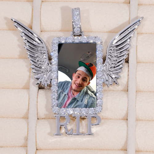 RIP WING 3D CUSTOM PICTURE PENDANT