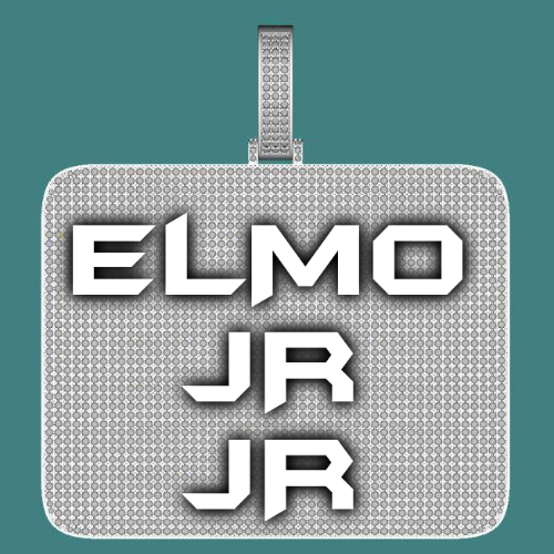 CUSTOM LETTER NECKLACE 3D BIG SQUARE