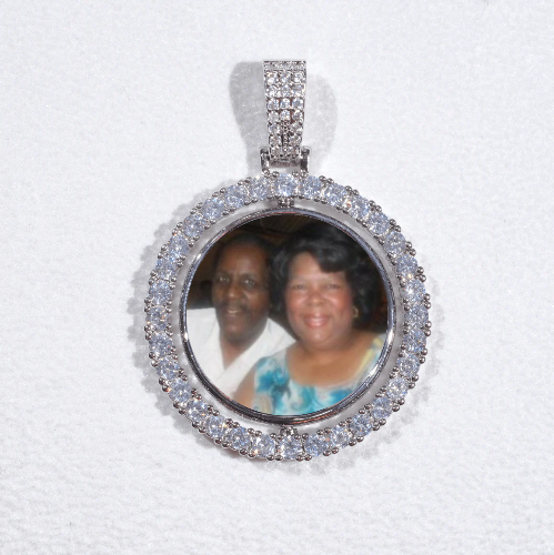 3D Spinning 2-Faced Custom Picture Pendant