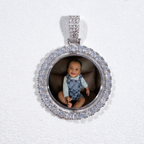 3D Spinning 2-Faced Custom Picture Pendant
