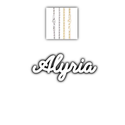 Script Custom Letter Necklace
