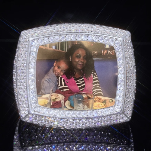 3D CUSTOM PICTURE ICED RING