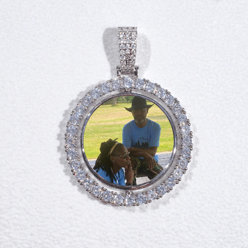 3D Spinning 2-Faced Custom Picture Pendant