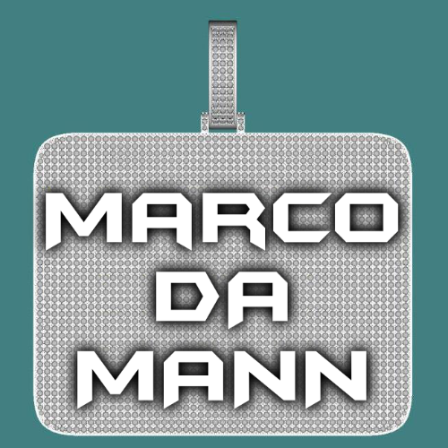 CUSTOM LETTER NECKLACE 3D BIG SQUARE