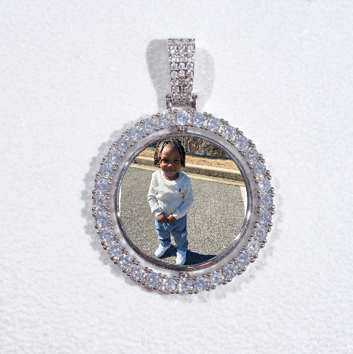 3D Spinning 2-Faced Custom Picture Pendant