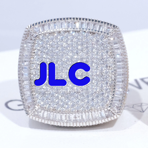 CUSTOM LETTER 3D ICED RING