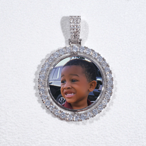 3D Spinning 2-Faced Custom Picture Pendant