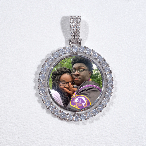 3D Spinning 2-Faced Custom Picture Pendant