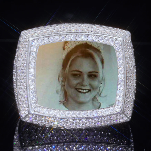3D CUSTOM PICTURE ICED RING