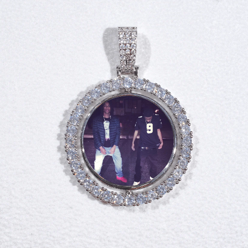 3D Spinning 2-Faced Custom Picture Pendant