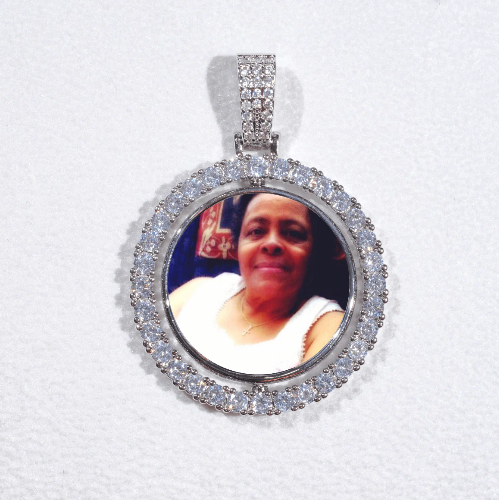 3D Spinning 2-Faced Custom Picture Pendant