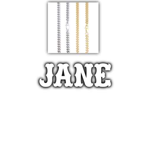 Custom Letters Freibeuter Font Necklace