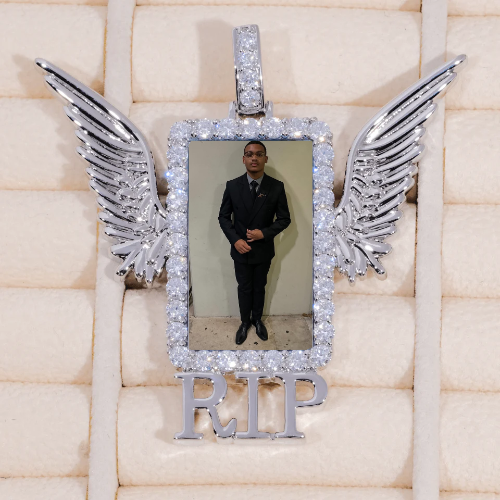 RIP WING 3D CUSTOM PICTURE PENDANT