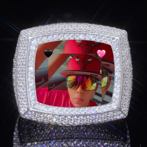 3D CUSTOM PICTURE ICED RING