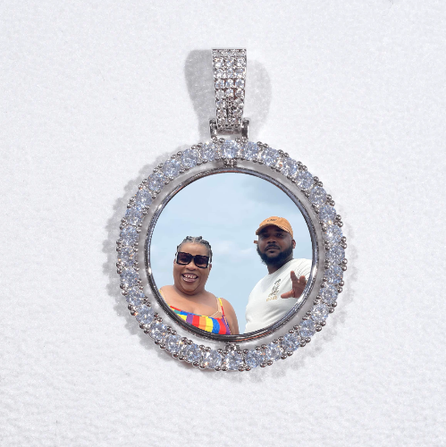 3D Spinning 2-Faced Custom Picture Pendant