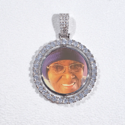 3D Spinning 2-Faced Custom Picture Pendant