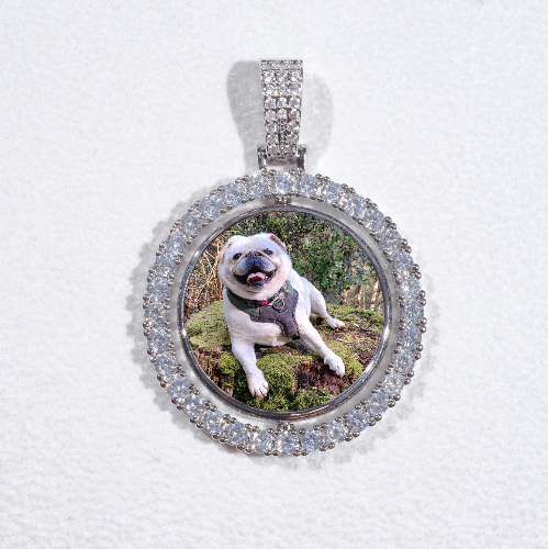 3D Spinning 2-Faced Custom Picture Pendant