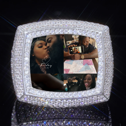 3D CUSTOM PICTURE ICED RING