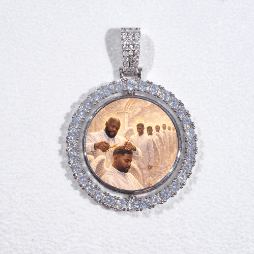3D Spinning 2-Faced Custom Picture Pendant